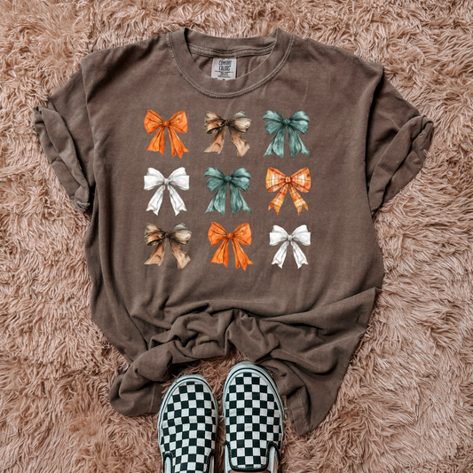 Fall bow bundle teal