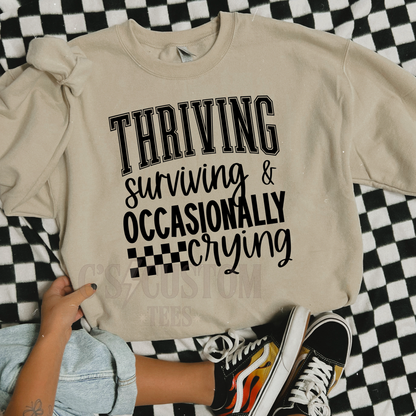 Thriving surviving occasionally crying