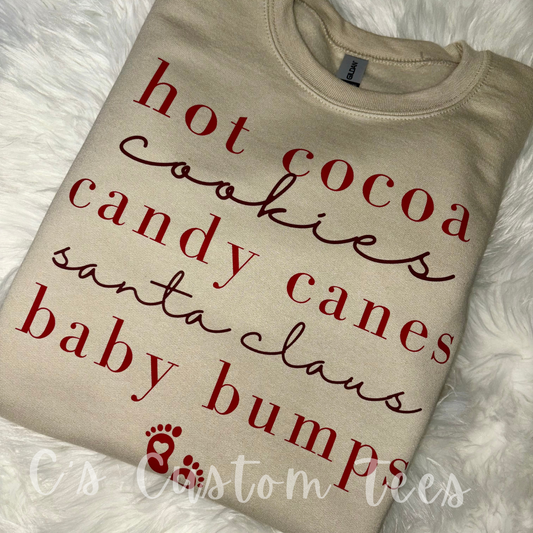 Cocoa baby bumps