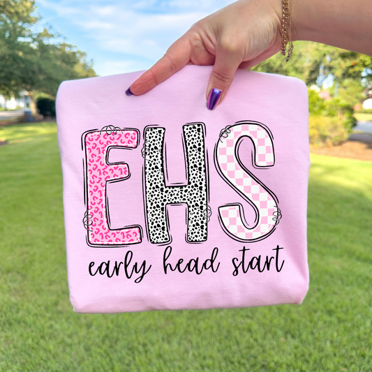 Early head start pink pattern