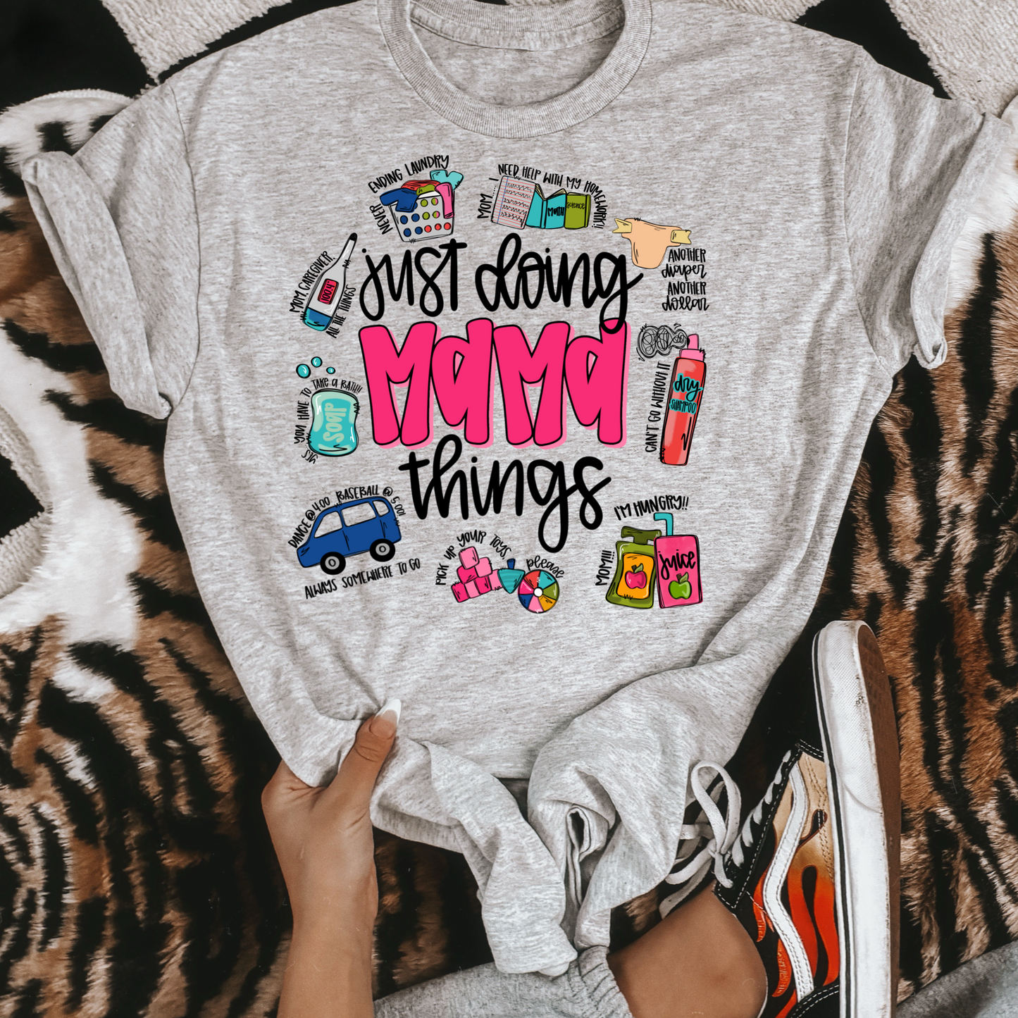Just doing mama things