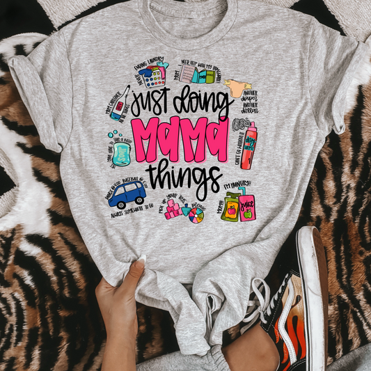Just doing mama things