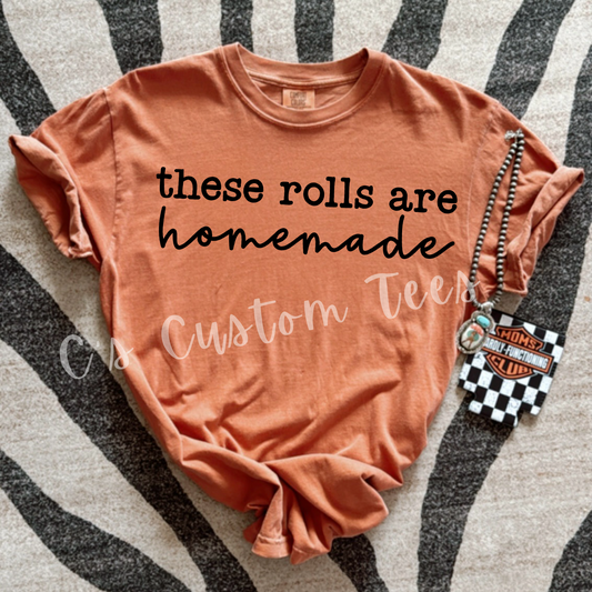 These rolls are homemade