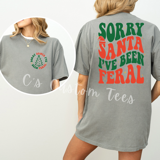 Sorry Santa I’ve been feral-children