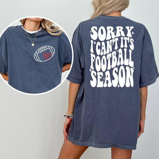 Sorry I can’t it’s football season