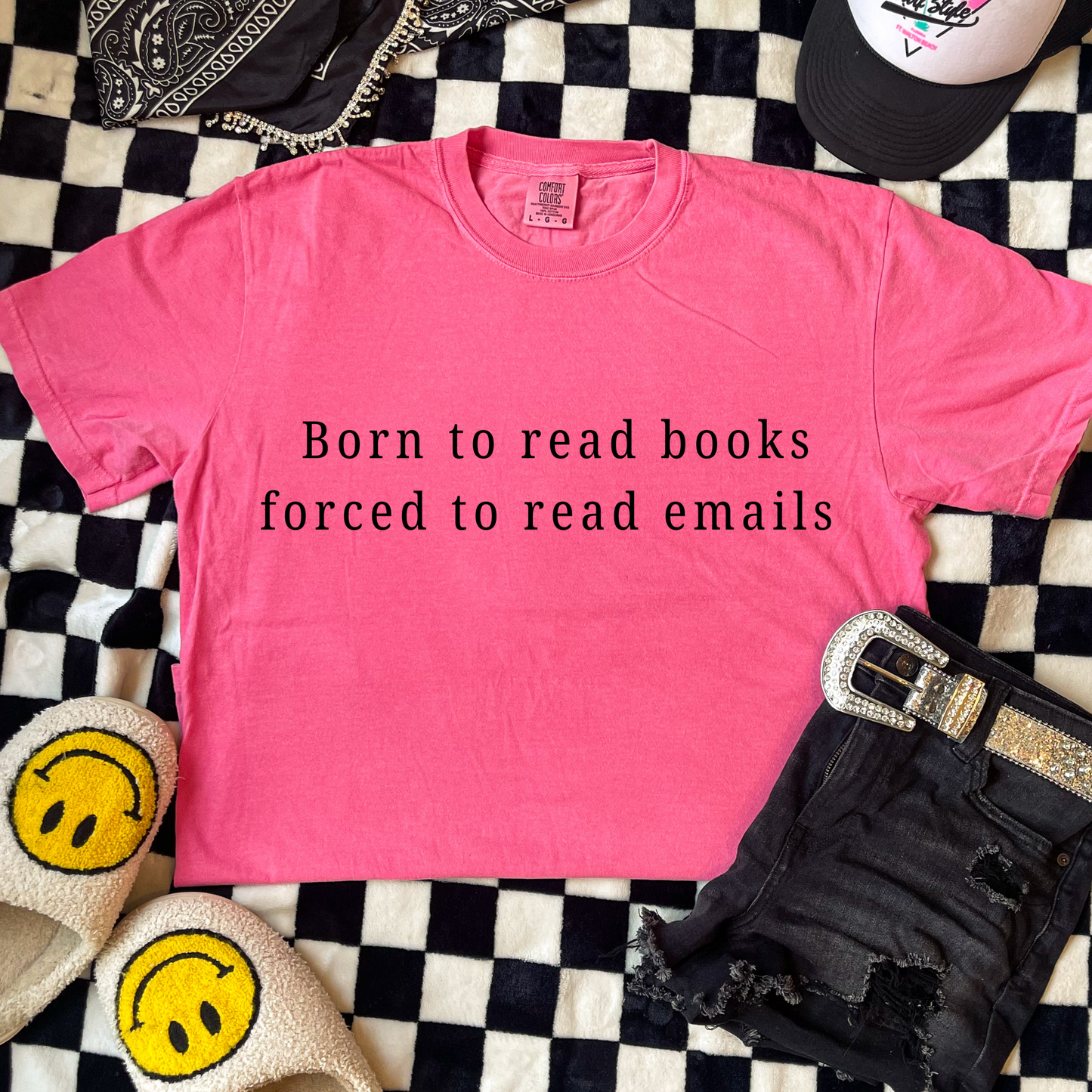 Born to read book forced to read emails