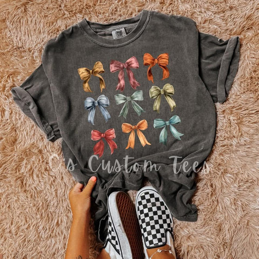 Multi color bow bundle