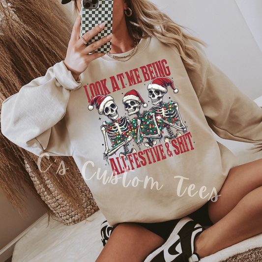 Look at me being all festive & shit