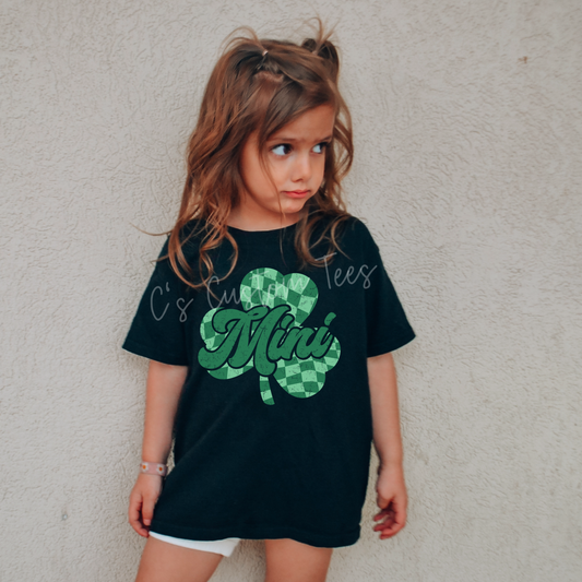Mini check shamrock-children