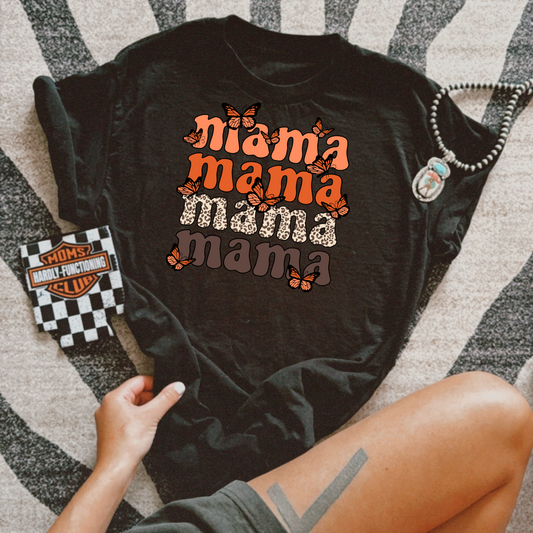 Orange mama butterfly
