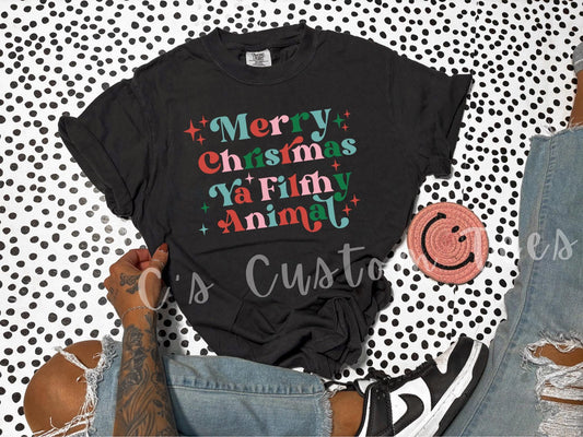 Merry Christmas filthy animals