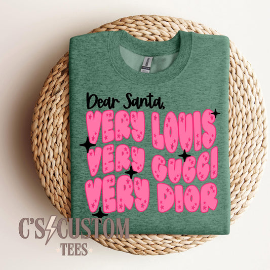 Dear Santa, very Louis very Dior