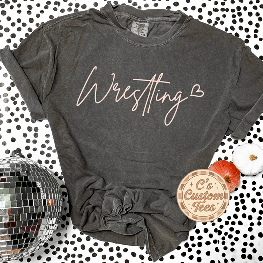 Wrestling cursive