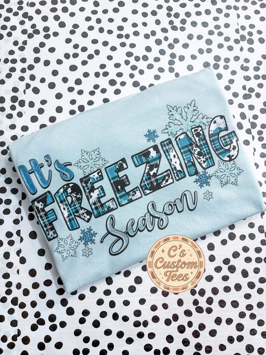 Its freezing season blue