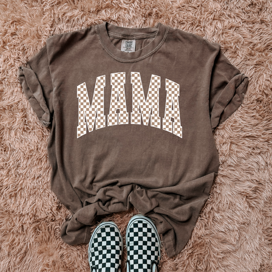 Tan checkered mama