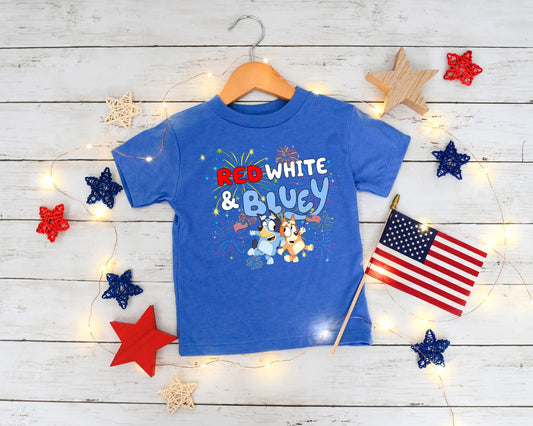 Red white bluey -children