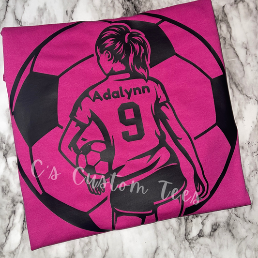 Custom soccer person /soccer mama